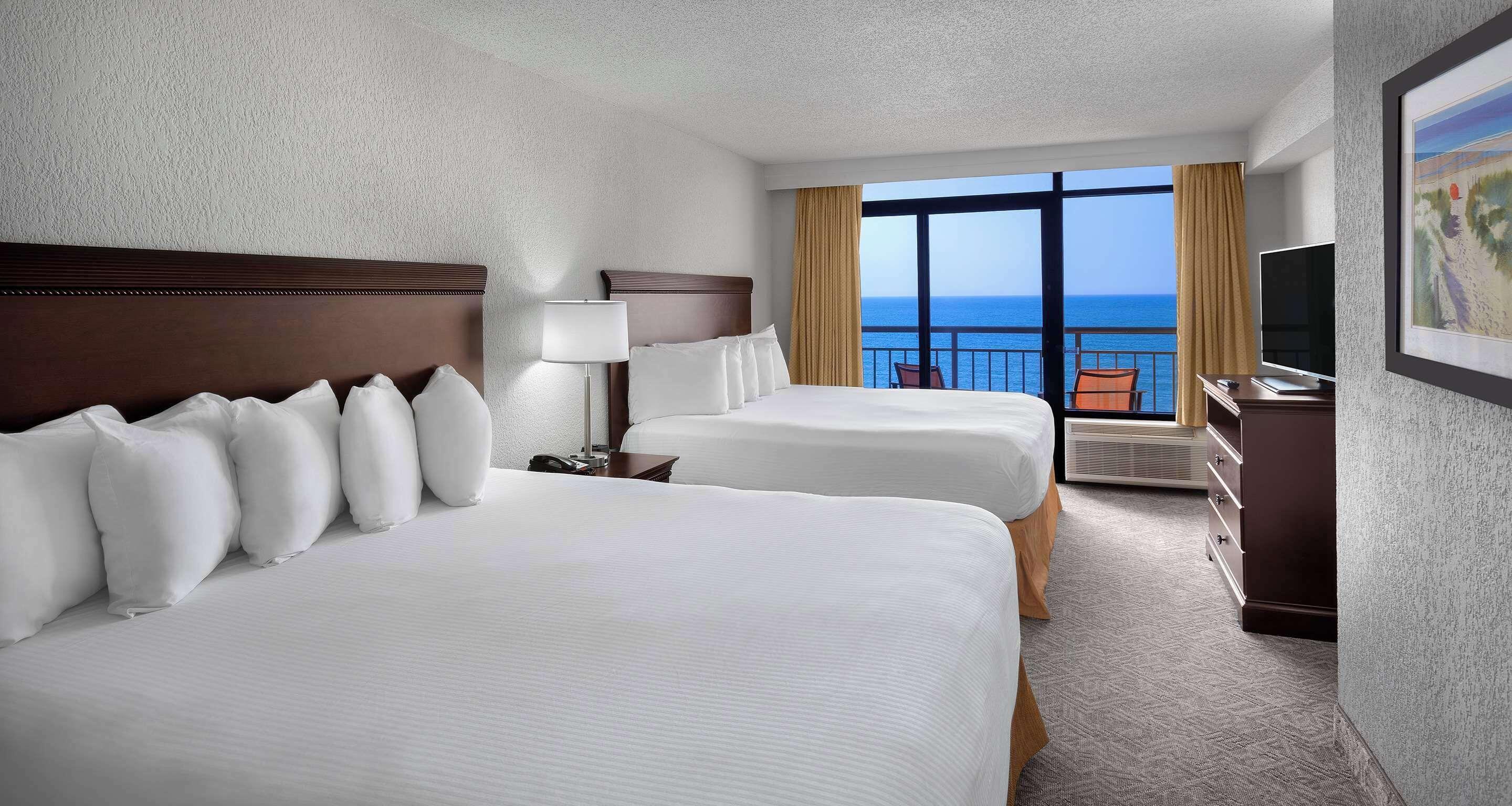 Oceanfront Suite Kitchen Two Queen Beds Sofa Bed Non-Smoking