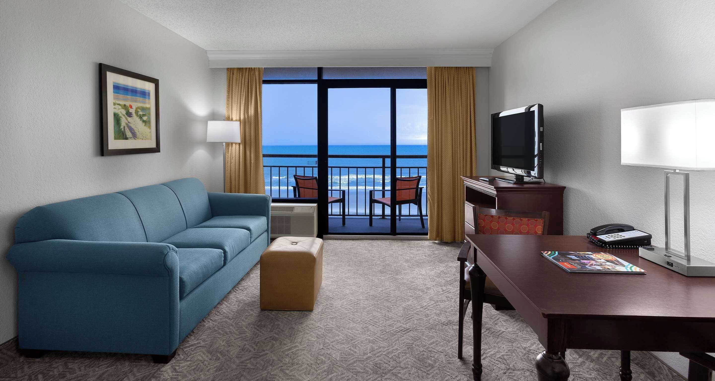 Oceanfront Suite Kitchenette Two Queen Beds Sofa Bed Non-Smoking